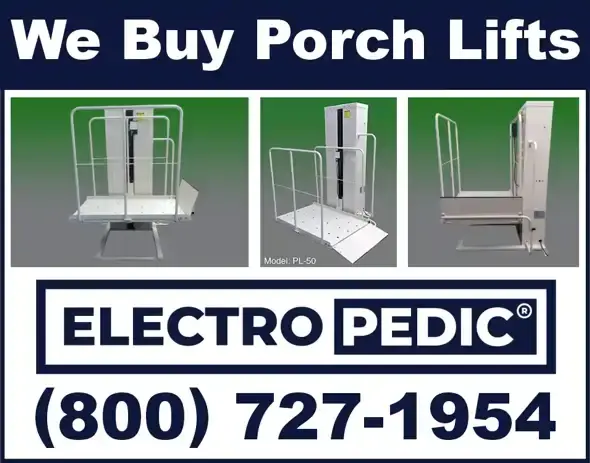 We buy VPLs, vertical platform lifts, and wheelchair elevators
